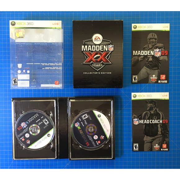 Madden 2009 20th Anniversary Edition (Microsoft Xbox 360, 2008) NFL CIB Complete - Picture 2 of 6